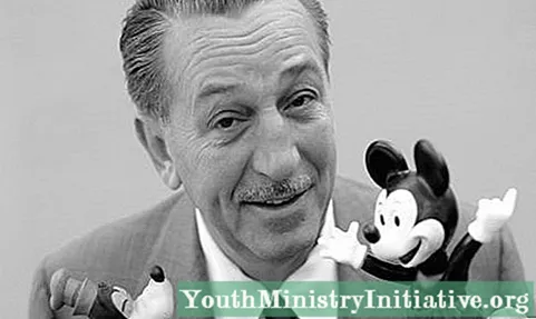 50 sætninger af Walt Disney for at forstå hans vision om liv og arbejde - Psykologi
