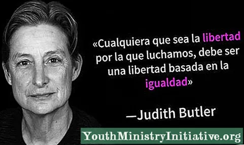 18 frazat më të mira të feministes Judith Butler - Psikologji